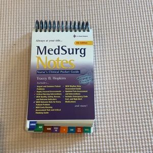 Medsurge notes pocketbook. Great for nursing school!!